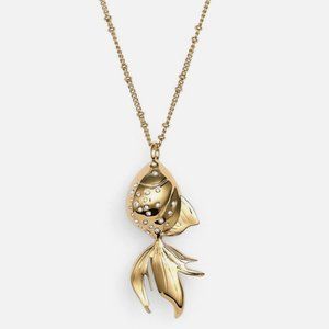 Kate Spade Large Goldfish Carnival Nights Long Pendant Necklace